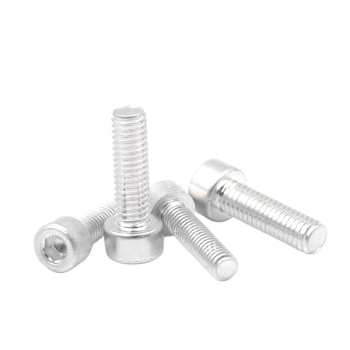 VirtuWard アルミニウム合金 6063 DIN912 六角穴付きボルト M2 M2.5 M3 M4 M5 M6 M8 M10 ?(M10X16 10PCS)