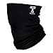 Temple University Owls Black Neck Gaiter Solid print Vive La Fete