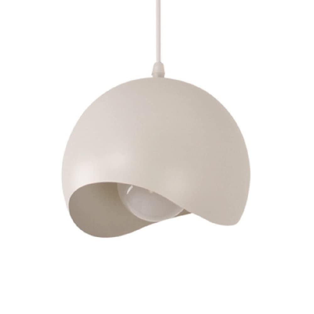CSXSXAUO Macaron E27 Single Head Pendant Lights Creative Minimalist Hanging Lighting Fixture Simple Color Ceiling Light Chandelier Industrial Metal Suspensiom Lamp for Restaurant Bar Bedroo