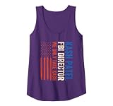 Vintage Kash Patel FBI Director American Flag Tank Top