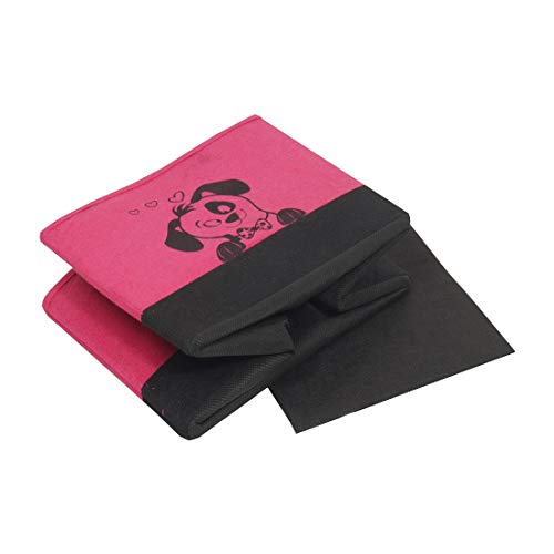 Image of PrettyKrafts Storage Box - Open - Closet Organizer - Laundry Keeper - Impreio Pink