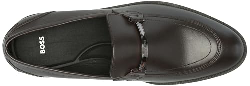Image of BOSS Men's Tayil Smooth Leather Bit Loafer