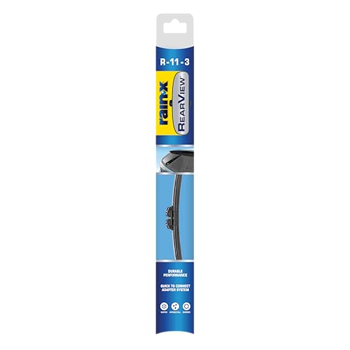 Rain-X 850217 RearView Wiper Blade 11 OEM Replacement Rear Windshield Wiper Interchangeable Adapter for Easy Installation All-Weather & All-Season Performance Beam