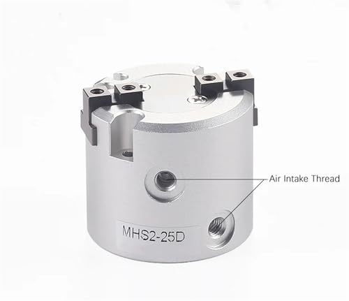 Pinza neumática de dedo MHS3 16D, cilindro rotatorio de doble acción 8