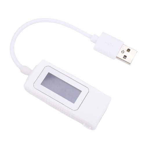 Acogedor USB �e�X�^�[ ���[�^�[�A�f�W�^�� �C���e���W�F���g ������ USB �e�ʁA�d���A�d���A�p���[ �e�X�^�[�A�f�o�C�X�[�d�p�̃X�}�[�g �������t�� �p���[�o���N�Ə[�d�� (WHITE)