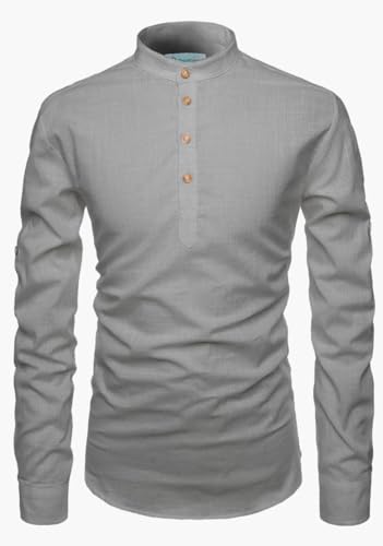 Image of Men's Cotton Blend Short Playful Mix Color Kurta - Pack 2