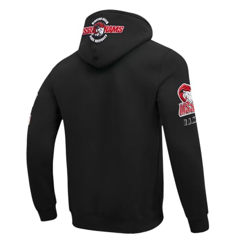 Image of Pro Standard Mens College Classic Chenille Cotton Double Knit Full Zip Hoodie