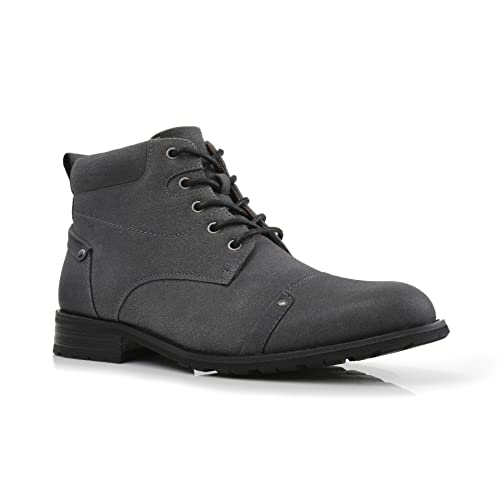 Image of Ferro Aldo Men's Ankle Boots | Lace-Up Cap Toe Chukka Style Dress Boot | Casual Fashion for Work