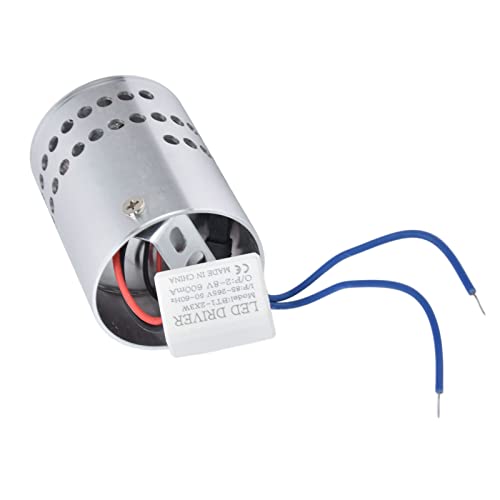 NOENNULL Lámpara de Pared con Orificio en Espiral de Aluminio LED Moderna Lámpara de 3 W con Alto índice de Reproducción Cromática para el Hogar, Hotel, Bar, Pasillo, Sala de Estar, Color Plateado,