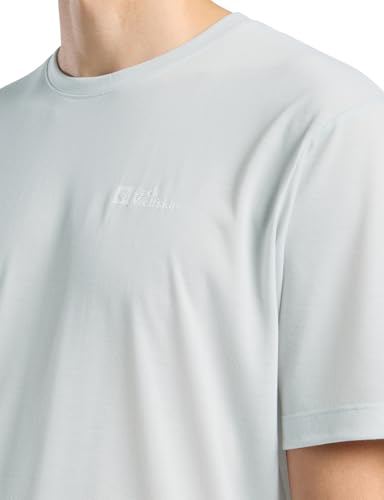 Jack Wolfskin Herren Vonnan S/S M T-Shirt, Cool Grey, S EU – Ansicht 6