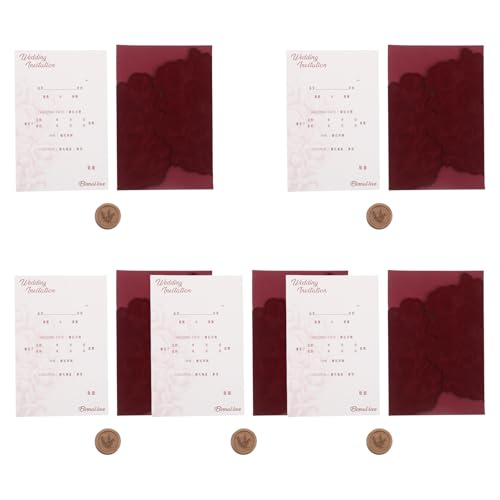 Zerodeko �x���x�b�g�f�ނƃ��b�N�X�V�[���t�����������ҏ� �ԐF���{�������̕����t������ �����p�[�e�B�[�p�O���[�e�B���O�J�[�h 5�Z�b�g