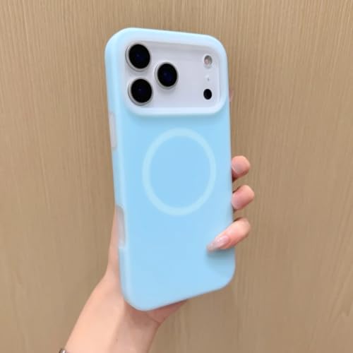 Coque silicone liquide pour iPhone 12 Pro protection aimantée bleu