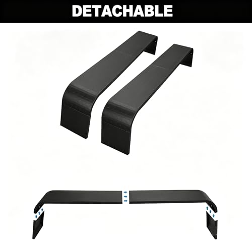 Detachable Trailer Fenders Double Axle for 13"-15" Tires with Assembly Structure Design-Steel Diamond Tread Plate Tandem Axle, Detachable Trailer Fenders Suitable for Car Hauler/Cargo by AELIVET - Image 3