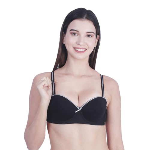 Image of Brachy Women's Poly Cotton Heavily Padded Wired Push-up Bra