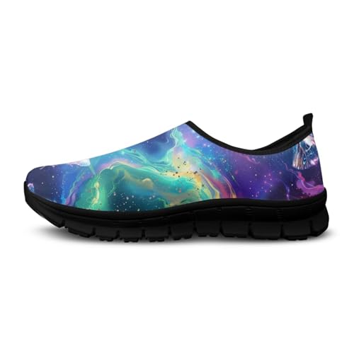 Image of Women's Loafers Slip On Slip Shoe Casual Walking Shoes Non Slip Work Shoes Mesh Athletic Sneakers
