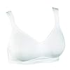 Just-My-Size-Womens-Active-Lifestyle-Wirefree-Bra-MJ1220 JUST MY SIZE womens Active Lifestyle Wirefree Mj1220 Bras, White, 48DD US