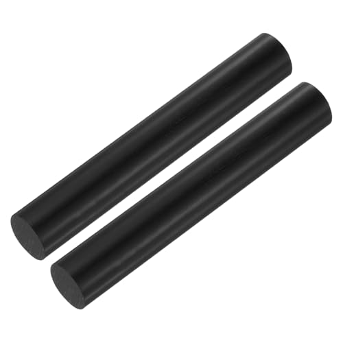 Image of MECCANIXITY ABS Plastic Rod Round Solid Bar 15 mm x 100 mm Black for DIY Model Material, Architectural Model Making, DIY Sand Table, Pack of 2