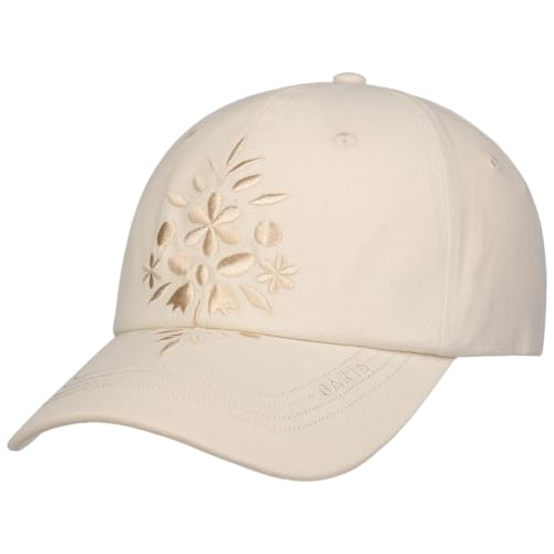 Barts Smoothe Cap Basecap Baseballcap Baumwollcap Damen/Herren - Metallschnalle mit Schirm Frühling-Sommer Herbst-Winter Frühjahr Sommer Herbst Winter - One Size cremeweiß
