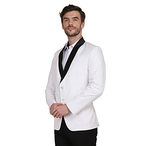 Image of TAHVO Grey Notched Lapel Blazer with Hanky