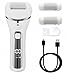 Electric Foot File for Hard Skin - Callus Remover Grinder for Feet with Led Display for Removing Hard, Dead Skin - Foot Scraper Scrubber, Pedicure Sets for Feet - Includes 3 Roller Heads