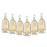 QURA - Vino blanco DOC Douro | Pack 6 botellas 75 cl | Cosecha 2024 | 12,5% vol | Amarillo citrino | Gouveio Viosinho Rabigato | Textura sedosa y acidez equilibrada | Pack de vino para regalar