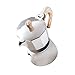 Cabilock 1 PC 150Ml Warzyć Kawę Doniczko Klasyczny Płyta Espresso Maker Garnek Z Anti- Hands Espresso Coffee Garnek Do Kubków (Biały)