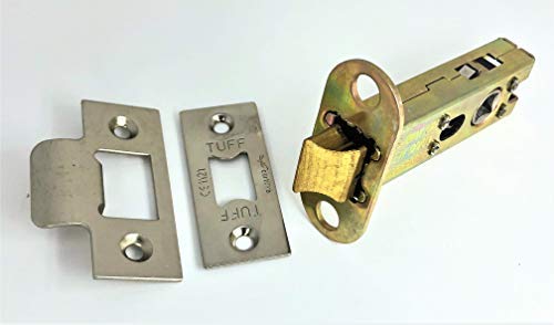 CE Certified Heavy Duty Double Sprung Tubular Mortice Door Latch (100mm, Nickel Plated) - Image 2