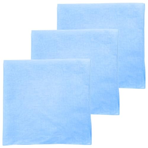 Image of MDSTYLE 100% Cotton Solid Color Bandana for Men & Women 22 inch x 22 inch Handkerchief Headband Scarf