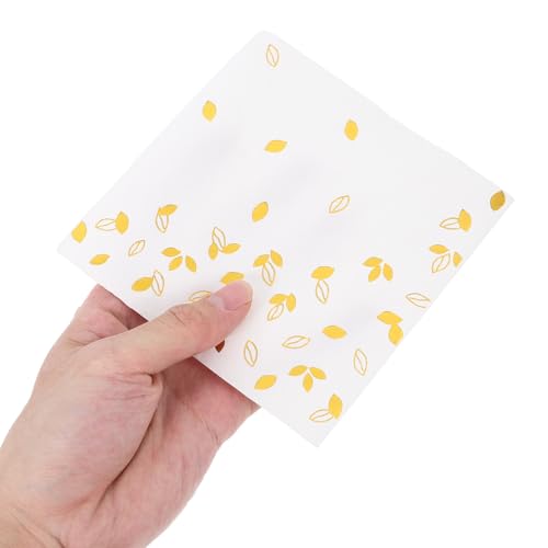 Servilletas desechables absorbentes con lámina dorada para limpieza rápida 3