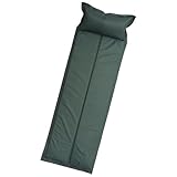 Generisch Esterilla autoinflable para camping, colchoneta de camping, colchoneta para acampar para 4 estaciones, esterilla de dormir portátil para acampar para dormir de suelo para mujeres y hombres