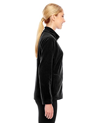 TEAM 365 Ladies Campus Microfleece Jacket, Large, Black3