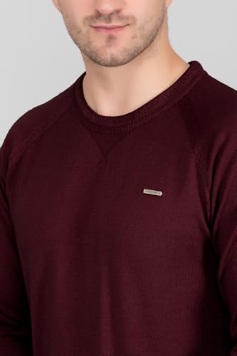 Image of GODFREY Round Neck Full Sleeve Woolen Sweater for Man Winter Wear - Regular Fit Pullover