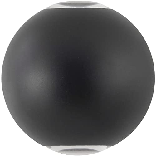 Lampe murale de jardin blanc chaud avec projection lumineuse en étoile