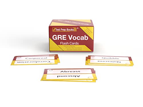 Test Prep Books Test Prep Books Gre Vocabulary Study Cards 2024-2025: Gre Verbal Reasoning Exam Prep [Includes Over 650 Vocab Words] thumb #1