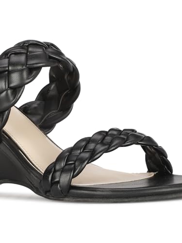 Image of Bata Womens CARLY WEDGE MULE Heels, Black, (7716812)