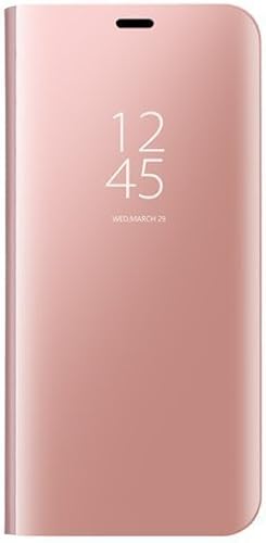 Coque Clear View Standing Case con Custodia Specchio Flip Case per Huawei Mate Lite Oro Rosa Coque Clear View Standing Case con Custodia Specchio Flip Case per Huawei Mate Lite Oro Rosa