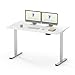 Produktbild FLEXISPOT Höhenverstellbarer Schreibtisch Basic Plus 140x80cm-MASSIVE TISCHPLATTE-Memory-Handsteuerung - Sitz-Stehpult für Büro & Home-Office(weiß)