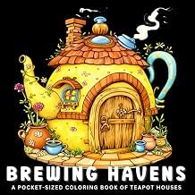 R&eacute;sum&eacute; Summary Libro Audiolibro Brewing Havens: A Pocket-Sized Coloring Book Of Fairy Teapot Houses (Pocket Palette) Full