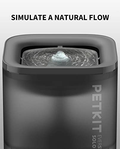 Image of PETKIT New Cat Water Fountain with Wireless Pump, Ultra Quiet 65oz /1.85L Pet Water Fountain for Cats and Dogs Inside, Detachable Design Easy to Clean and Assemble, Filters Included