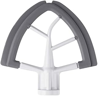 Flex Edge Beater for KitchenAid Tilt-Head Stand Mixer, 4.5/5 Quart Tilt-Head Flat Beater Paddle with Flexible Silicone Edges Bowl Scraper Paddle