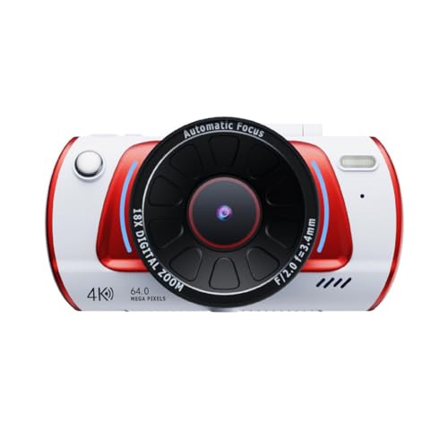 VRTYVEYBB Cámara digital 4K HD con pantalla abatible y WiFi: perfecta para vlogs al aire libre