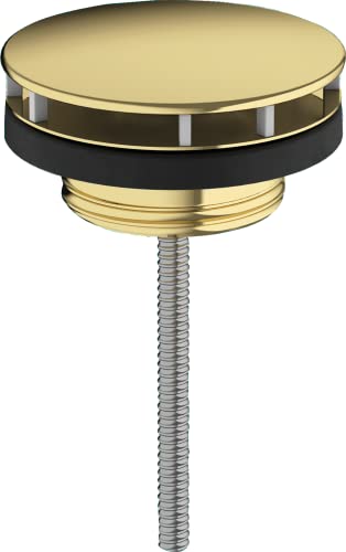 Preisvergleich Produktbild hansgrohe Ablaufventil, nicht-verschließbar, Polished Gold Optic