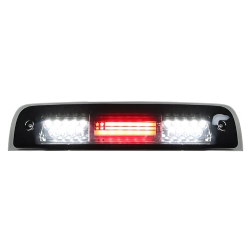 Tresound 3rd Third Brake Light for 2009-2017 Dodge Ram 1500 2500 3500 Cargo Light LED High Mount Lamp (Smoked Lens)