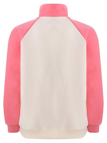 Hansber Kids Bomber Jacket for Boys Girls Athletic Track Jacket Long Sleeve Zipper Active Sweatshirt Outerwear2