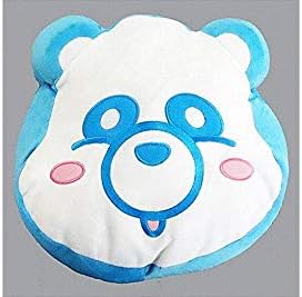 Amazon Co Jp a え パンダ ふさふさフェイスクッション ブルー 青 與真司郎 ホーム キッチン
