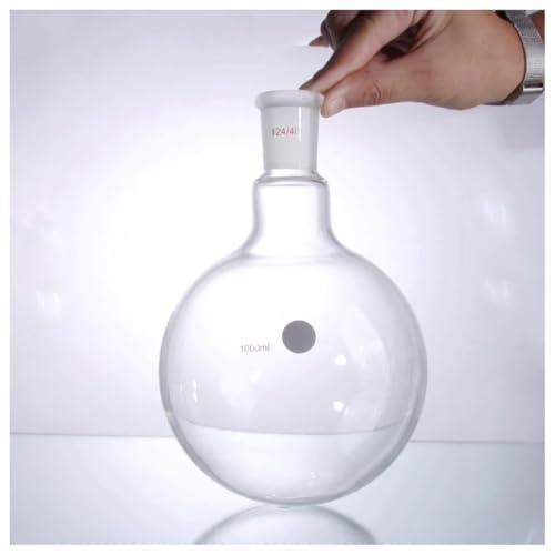 Bouteille laboratoire 1L et flacon en verre à fond rond un col 24/40 pour distillation
