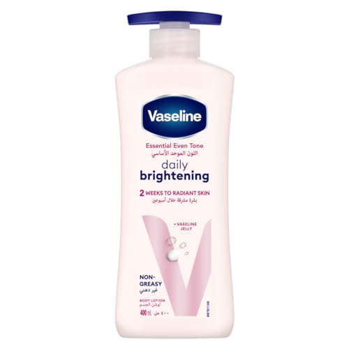 Vaseline Body Lotion Essential UV Lightening With Vitamin B3 For Fair Even Toned Skin 400ML