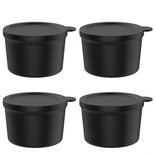 Set de 4 bandejas de hielo de silicona reutilizables miniatura 1