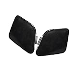 ACROPIX 1 Pair Front Left Right Bumper Tow Hook Cover for Toyota Prius V 2015-2017 Front Bumper Tow Hook Eye Cap No.52128-47040/52127-47060 Black Car Parts