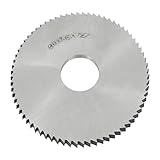 uxcell 80mmx1.6mmx22mm 72T Circular High Speed Steel HSS Slitting Saw Cutter Cutting Tool